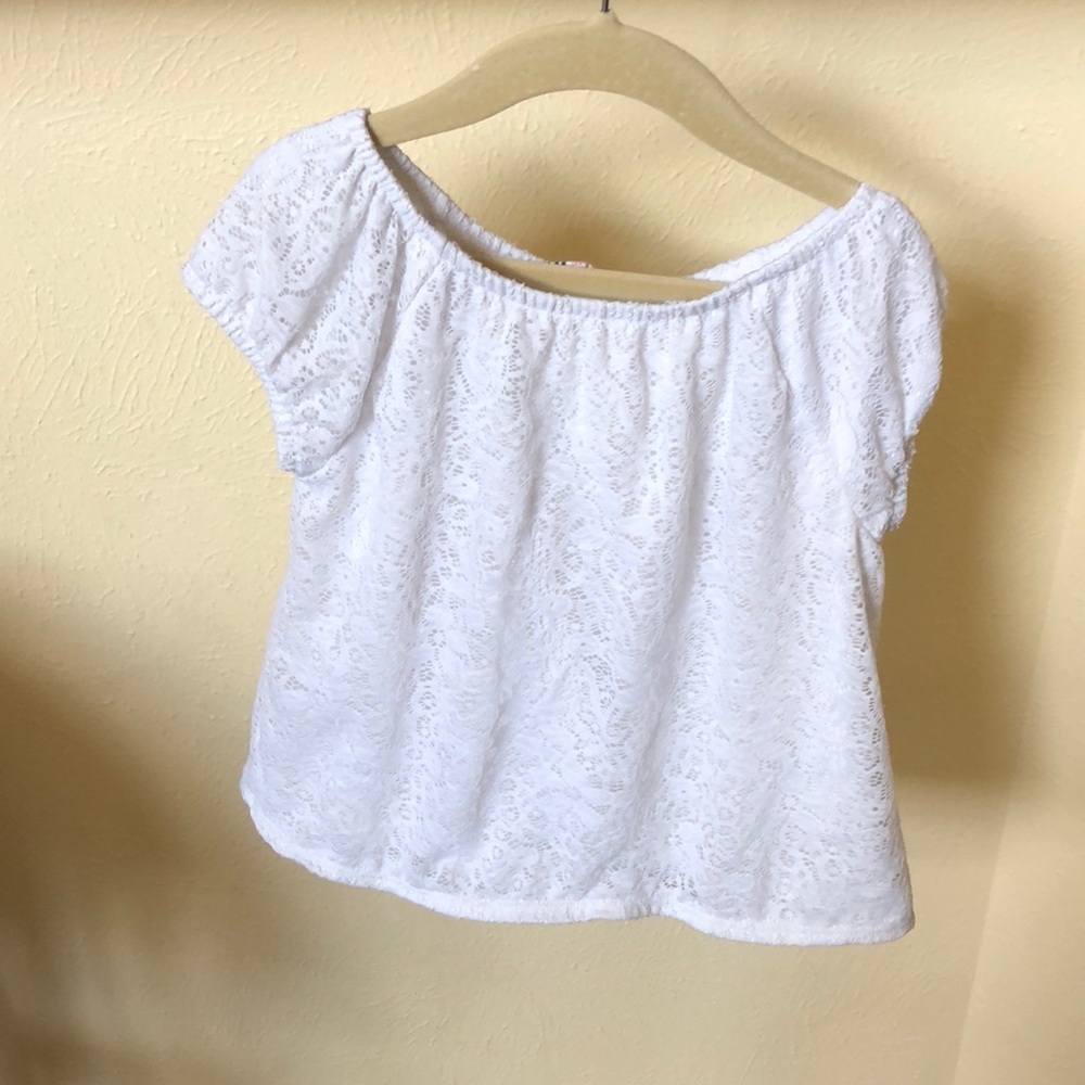 Lace crop top